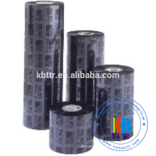 China wax ribbon factory with black color for desktop thermal label printer